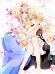  alice_margatroid bad_id bad_pixiv_id barefoot blonde_hair bloomers blue_eyes bow character_doll doll_joints empty_eyes glitter hair_bow hairband kirisame_marisa long_hair multiple_girls nanase_nao short_hair tears touhou underwear wavy_hair when_you_see_it yellow_eyes 