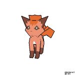  1:1 2022 3d_(artwork) ambiguous_gender animated canid digital_media_(artwork) feral fur generation_1_pokemon leg_markings looking_at_viewer low_poly low_res mammal markings mega_kot multi_tail multicolored_body multicolored_fur nintendo pokemon pokemon_(species) quadruped simple_background socks_(marking) solo tail vulpix what white_background 