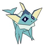  1:1 2022 3d_(artwork) ambiguous_gender animated blue_body blue_eyes digital_media_(artwork) eeveelution feral fin frill_(anatomy) generation_1_pokemon low_poly low_res mega_kot nintendo pokemon pokemon_(species) quadruped simple_background solo tail vaporeon water white_background 