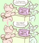  accessory aggressive_retsuko ailurid anthro bow_(feature) bow_accessory bow_ribbon centered_hair_bow chinchilla chinchillid clean_diaper clothed clothing comic diaper digital_drawing_(artwork) digital_media_(artwork) duo english_text feces female full_diaper fur hair_accessory hair_bow hair_ribbon hi_res mammal manaka_(aggretsuko) messy_diaper open_mouth red_panda retsuko ribbons rodent sanrio scat sillylittleseal soiled soiled_diaper soiling text used_diaper 