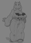  anthro big_breasts big_butt bovid breasts butt caprine female goat hi_res huge_breasts huge_butt humanoid hyper hyper_breasts hyper_butt mammal megfluff pose sketch solo thick_thighs toriel undertale undertale_(series) 