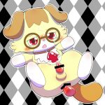  abstract_background alex_(jewelpet) animal_genitalia anthro balls blush bodily_fluids brown_ears brown_tail censor_bar censored censored_anus censored_genitalia censored_penis chest_tuft chibi cum cum_drip cum_in_ass cum_inside cum_on_chest cum_on_face cum_on_glasses cum_on_penis cum_on_self cum_while_penetrated diamond_pattern dipstick_paws disembodied_penis domestic_cat dripping duo erection faceless_character faceless_male felid feline felis fur genital_fluids genitals hi_res jewelpet male male/male mammal penetration penis red_eyes sanrio scottish_fold semi-anthro spades_(suit) spread_legs spreading suit_symbol tail tnoc_1100 tuft yellow_body yellow_fur 