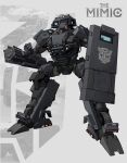  assault_visor autobot english_commentary full_body highres holding holding_shield looking_to_the_side mecha no_humans redesign robot science_fiction shield solo theamazingspino trailbreaker transformers 