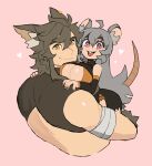  &lt;3 amber_eyes animal_humanoid basil_(basillief) basillief big_breasts boo_the_rat breasts brown_hair buckteeth canid canid_humanoid canine canine_humanoid carrying_another carrying_partner cleavage_cutout ear_piercing female grey_hair hair hi_res humanoid large_male looking_at_viewer male mammal mammal_humanoid murid murid_humanoid murine murine_humanoid muscular muscular_humanoid muscular_male open_mouth open_smile piercing pink_eyes rat_humanoid rodent rodent_humanoid romantic romantic_couple size_difference smaller_female smile smiling_at_viewer teeth vtuber were werecanid werecanine werewolf white_body white_skin wolf_humanoid 