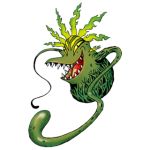  digimon digimon_savers lowres monster plant tagme teeth tentacle yellow_eyes zassoumon 