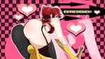  ass butt_crack cutie_honey heart kisaragi_honey red_hair sword touei una weapon 