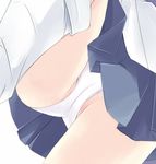  cameltoe close-up from_below original panties seo_tatsuya skirt solo underwear upskirt white_panties 