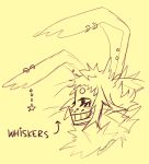 &lt;3 ambiguous_gender angora_rabbit anthro bangs chi_(mewp2002) circle_eyebrows dewlap_(anatomy) domestic_rabbit ear_piercing ear_ring eye_bags eyebrows eyelashes fluffy fur fur_tuft grin headshot_portrait heart_nose hi_res hoop_ear_ring lagomorph leporid long_ears long_eyelashes long_fur mammal markings mewp2002 original_character_do_not_steal oryctolagus permagrin permasmile piercing portrait profile_view rabbit ring_piercing short_snout side_view simple_background sketch smile solo stud_piercing text tuft unfinished whisker_markings whisker_spots whiskers 