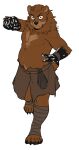  2023 5_fingers 5_toes alpha_channel anthro bear brown_body brown_fur clothed clothing digital_media_(artwork) feet fingers fur hi_res kittydee male mammal simple_background solo standing toes transparent_background 