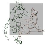  2d_animation alligator alligatorid anal anal_penetration animated anthro ball_slap balls bear big_penis bouncing_balls crocodilian duo five_nights_at_freddy&#039;s five_nights_at_freddy&#039;s:_security_breach genitals glamrock_freddy_(fnaf) guide_lines hand_on_neck hermesdidit holding_by_neck humanoid machine male male/male mammal monochrome montgomery_gator_(fnaf) muscular neck penetration penis reptile robot robot_humanoid scalie scottgames sex simple_background sketch slap slightly_chubby 