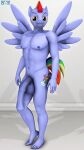  2023 3d_(artwork) 9:16 abs animal_genitalia animal_penis anthro anthrofied athletic balls barefoot big_penis biped bow_hothoof_(mlp) cutie_mark daveman1000 digital_media_(artwork) equid equine equine_genitalia equine_penis eyebrows feet flaccid friendship_is_magic full-length_portrait genitals hair hasbro hi_res horn lavender_body looking_at_viewer male mammal multicolored_tail muscular muscular_anthro muscular_male my_little_pony nipples nude orange_eyes pecs pegasus penis plantigrade portrait purple_balls purple_body purple_penis rainbow_tail red_hair smile smiling_at_viewer solo source_filmmaker spread_wings stubble tail white_body wings 