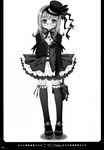  lolita_fashion megane monochrome oshaban sasahiro thigh-highs 