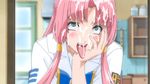  ahegao aria blush cap cum cum_on_face cum_on_tongue edit fucked_silly hair_ties photoshop pink_hair rolleyes screencap tongue 