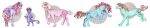  ambiguous_gender anthro curled_hair dragon earth_pony equid equine feral g3_spike_(mlp) group hair hasbro hi_res hooves horse k-eilonwy long_image mammal minty_(mlp) mlp_g3 multicolored_hair multicolored_tail my_little_pony pinkie_pie_(g3) pony pre-g4 rainbow_dash_(g3) rainbow_hair rainbow_tail smile tail wavy_hair wide_image wysteria_(mlp) 