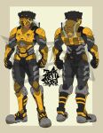  absurd_res anthro armor canid canine canis clothing domestic_dog futuristic hi_res jomaro_(artist) male mammal mastiff model_sheet molosser rottweiler solo spacesuit suit 