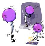  animate_inanimate battle_for_dream_island bodily_fluids crying desperation kint lollipop_(bfdi) low_res object_shows omorashi peeing shaking shivering solo sweat tears trembling 