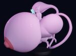  animated anthro areola big_breasts big_butt big_tail blender_(software) breasts butt darkdraketom female floating generation_1_pokemon gesture glistening glistening_body huge_breasts huge_butt huge_tail hyper hyper_breasts hyper_butt izabelle_(pelleelle) legendary_pokemon mew_(pokemon) nintendo nipples pink_body pokemon pokemon_(species) red_nipples simple_background solo tablet tail thick_thighs turntable_(animation) wide_hips 