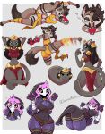  absurd_res anthro big_breasts big_butt breasts butt cleavage_cutout clothing disney disney&#039;s_aladdin felid feline female group hi_res huge_butt jasminthemanticore kick legwear loaf mammal mirage_(disney) motion_lines thick_thighs thigh_highs wide_hips 