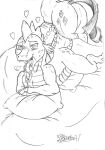  &lt;3 2017 aged_up ambiguous_gender anthro aroused bed_sheet bedding blush blush_lines bodily_fluids breath butt claws cutie_mark daydream dragon drooling duo equid equine fangs feral friendship_is_magic fur graphite_(artwork) greyscale half-closed_eyes hasbro hi_res horn horse lying male mammal marcushunter monochrome my_little_pony narrowed_eyes nude on_front open_mouth pencil_(artwork) pillow raised_tail rarity_(mlp) saliva saliva_on_tongue saliva_string scales scalie signature solo_focus spike_(mlp) tail teeth thought_bubble traditional_media_(artwork) western_dragon 