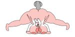  anthro breast_play breasts butt dragon generation_3_pokemon gynomorph hi_res intersex jack-o&#039;_pose latias legendary_pokemon nintendo pokemon pokemon_(species) pose sex sibal123 solo titfuck tongue tongue_out 