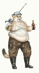  2020 alcohol anthro baseball_cap beer belly beverage big_belly blonde_hair boots bottle bottomwear camo camo_bottomwear camo_clothing camo_pants camo_print cettus clothing container cougar english_text felid feline fishing_rod footwear fur hair hat headgear headwear hi_res holding_beverage holding_bottle holding_container holding_object male mammal moobs nipples obese obese_anthro obese_male open_mouth overweight overweight_anthro overweight_male pants pattern_bottomwear pattern_clothing pattern_pants shirt simple_background solo standing tan_body tan_fur tank_top text topwear white_background white_body white_fur 