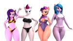  16:9 2023 3d_(artwork) alpha_channel anthro anthrofied areola argos09 bedroom_eyes bikini blue_hair breasts cleavage_cutout clothing digital_media_(artwork) earth_pony equid equine eyebrows female fexing fingers front_view genitals group hair hasbro hi_res horn horse izzy_moonbow_(mlp) mammal mlp_g5 multicolored_hair my_little_pony narrowed_eyes navel nipples nude one-piece_swimsuit open_mouth open_smile orange_body pink_body pink_hair pipp_petals_(mlp) pony portrait purple_body purple_hair pussy seductive simple_background smile standing sunny_starscout_(mlp) swimwear text three-quarter_portrait transparent_background two_tone_hair unguligrade_anthro unicorn white_body wide_hips widescreen zipp_storm_(mlp) 