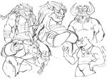  &gt;:( 2_horns 4_fingers abs alistar_(lol) anthro arm_tuft asian_mythology athletic athletic_anthro athletic_male aurelion_sol_(lol) bandage bandaged_arm beard black_nails black_nose boomstick_0 bottomwear bovid bovid_horn bovine braided_beard braided_hair braided_mustache broad_shoulders burly caprine caprine_horn cattle celestial_dragon chain chained_cuffs closed_frown clothed clothing colored_nails crocodile crocodilian crocodylid crossed_arms crotch_tuft curled_horn dark_nails dark_nose demigod dragon east_asian_mythology eastern_dragon european_mythology eye_patch eyebrows eyewear facial_hair facial_piercing fangs felid fighting_pose fingers fist front_view full-length_portrait furrowed_brow glare greek_mythology group grumpy hair half-closed_eyes half-length_portrait hand_on_hip hand_tuft horn horn_markings league_of_legends lifeguard lifeguard_swimsuit lion loincloth loincloth_only long_hair long_tail male mammal manly markings mature_anthro mature_male mean_look minotaur monochrome musclegut muscular muscular_anthro muscular_arms muscular_male mustache mythology nails narrowed_eyes navel nipples no_pupils no_sclera nose_piercing nose_ring open_mouth open_smile ornn_(lol) pantherine pecs piercing portrait pose pubes pupils ram_horn red_cross renekton rengar_(lol) reptile ring_piercing riot_games scales scalie sharp_horn sharp_teeth shirt shirtless shirtless_anthro shirtless_male short_hair short_horn shorts simple_background sketch sketch_page slight_smile slightly_chubby slightly_chubby_anthro small_horn smile stocky sunglasses tail tank_top teeth thick_eyebrows thick_tail three-quarter_portrait topwear tuft unimpressed wavy_hair whistle white_background 