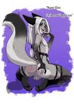  absurd_res anthro avocato_(artist) back_markings balls bat-eared_fox black_ears butt canid canine clothed clothing digital_media_(artwork) final_space fur genitals girly gloves_(marking) grey_body hair hi_res humanoid inner_ear_fluff kendel_(the_bat-eared_fox) looking_at_viewer male mammal markings nipples nude open_mouth penis simple_background smile solo tongue tuft 