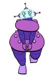  comedy_central eyelashes female futurama green_eyes hi_res humanoid looking_at_viewer lovetopullmicke machine purple_body robot robot_antenna robot_humanoid simple_background solo thick_thighs white_background wide_hips 