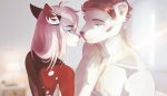  2019 anthro anthro_on_anthro artist_name blue_eyes brown_eyebrows brown_hair claws dated duo ears_back eyebrows female finger_claws fur hair inner_ear_fluff male male/female mouth_closed narrowed_eyes nude pawpads pink_pawpads pivoted_ears red_body romantic romantic_couple species_request tuft unknowhiter white_body white_claws white_fur white_hair white_inner_ear_fluff 