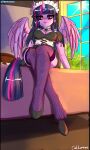  absurd_res anthro bronie caliluminos clothing equid equine female first_person_view hasbro hi_res horn horse invalid_tag maid_uniform mammal my_little_pony pony solo sparkles twilight uniform winged_unicorn wings 