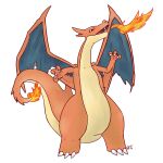  absurd_res ambiguous_gender charizard feral generation_1_pokemon hi_res mega_charizard mega_charizard_y mega_evolution nintendo pokefancompletionist pokemon pokemon_(species) solo 