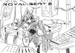  1girl :3 animal_ear_fluff animal_ears animal_feet animal_nose bangs bare_shoulders body_fur breasts cable cherry closed_mouth cocktail_glass commentary cup detached_sleeves dress drinking_glass english_commentary english_text food fox_ears fox_girl fruit full_body furry furry_female garter_straps greyscale hair_ribbon half-closed_eyes hand_up happy highres holding holding_food holding_fruit kame_(3t) knees_together_feet_apart leaning_back leg_up legs long_hair long_sleeves looking_at_viewer medium_breasts monochrome original oversized_object phonograph reclining ribbon sidelocks single_detached_sleeve single_thighhigh sketch smile snout solo soundboard speaker stirrup_legwear strapless strapless_dress thigh_strap thighhighs toeless_legwear wide_sleeves wrist_cuffs 