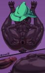  2023 absurd_res anthro anus balls big_butt black_body black_fur blush bovid butt caprine clothing cuchuflin deltarune duo faceless_character faceless_male fur genitals girly goat hat hat_only headgear headgear_only headwear headwear_only hi_res huge_butt humanoid_genitalia humanoid_penis imminent_sex looking_at_viewer male mammal mostly_nude penis ralsei smile solo_focus undertale_(series) 