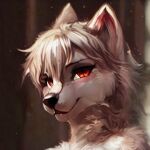  ambiguous_gender anthro canid canine canis looking_at_viewer low_res mammal smile solo wolf 