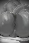  anus backsack balls genitals hi_res male monochrome solo zex 