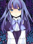  :&lt; blue_eyes blue_hair bow dress flower frederica_bernkastel long_hair umineko_no_naku_koro_ni 