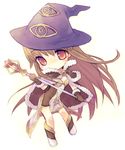  cape chibi gloves hat high_wizard long_hair namanie ragnarok_online solo wand witch_hat 