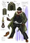  bayonetta bowler_hat cigar concept_art enzo hat highres key male_focus official_art shimazaki_mari sunglasses 