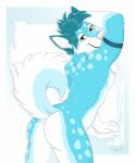  anthro fluke_the_husky kwik_(artist) male solo 