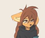  animated anthro apogee_(tinygaypirate) barking blinking canid canine canis clothing domestic_dog ear_piercing ear_ring female head_tilt hoodie mammal piercing ring_piercing simple_background solo tattoo tinygaypirate topwear 