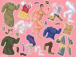  1boy abs ainu_clothes animal_ears animal_hood bara beard black_hair blush buzz_cut chest_hair coat collared_shirt covered_nipples dress dress_removed embarrassed facial_hair fake_animal_ears fox_ears fox_hood full_body fundoshi gaiters golden_kamuy headwear_removed hood japanese_clothes large_pectorals looking_at_viewer male_focus mature_male military military_uniform muscular muscular_male navel navel_hair nipples nopinzo official_alternate_costume open_clothes open_coat pants pants_removed pectorals pink_dress red_dress running shirt shirt_removed short_hair sideburns skirt sleeveless socks socks_removed solo standing standing_on_one_leg stomach tanigaki_genjirou thick_eyebrows thighs topless_male uniform very_short_hair white_pants white_socks winter_clothes yellow_skirt 