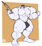  anthro assault_rifle bear big_muscles bulge clothing epic_games fortnite gesture gun huge_muscles hyper hyper_muscles male mammal muscular polar_bear polar_patroller ranged_weapon rifle solo speedo supermattym8 swimwear thumbs_up ursine weapon 