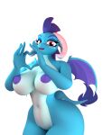  3d_(artwork) anthro argos90 blender_(software) digital_media_(artwork) dragon ember_(disambiguation) female friendship_is_magic hasbro hi_res intersex intersex/intersex my_little_pony princess_ember_(mlp) solo 