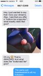  absurd_res ailurid anal animal_genitalia animal_penis anthro balls bodily_fluids canid canine canine_genitalia canine_penis cum cum_in_ass cum_inside duo genital_fluids genitals hi_res jarlium knot male male/male mammal motion_lines penis phone red_panda shaded text 