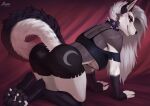  anthro breasts canid canid_demon canine canis clothed clothing demon digital_media_(artwork) female hellhound invalid_tag loona maaia mammal under_boob wolf 