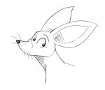  1:1 2023 anthro ears_back fur headshot_portrait kangaroo looking_back macropod male mammal marsupial pivoted_ears portrait reagan700 sniff_(moomin) solo whiskers wide_eyed 