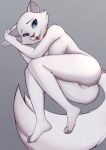  2023 anthro anus breasts butt digital_media_(artwork) disney domestic_cat duchess_(aristocats) eyebrows feet felid feline felis female fingers genitals hi_res kironzen looking_at_viewer mammal open_mouth pussy simple_background solo the_aristocats toes 