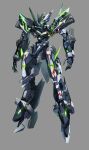  assault_visor chinese_commentary crosscore full_body glowing grey_background highres lingch mecha nebula_(crosscore) no_humans official_art open_hands robot science_fiction solo 