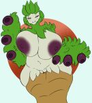  anthro arboliva big_breasts breasts elemental_creature female flora_fauna generation_9_pokemon hi_res nintendo plant plantedpot pokemon pokemon_(species) solo thick_thighs 